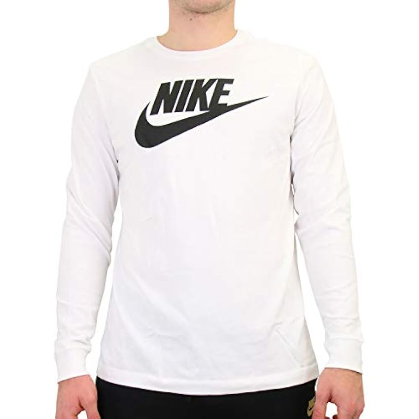 Nike Sportswear Sweatshirt, White/Black, 2XL para Hombr