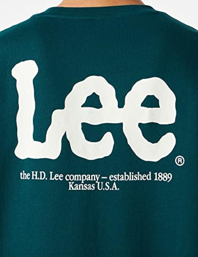 Lee Logo Loose Sweatshirt Sudadera para Hombre XXPIc1DH