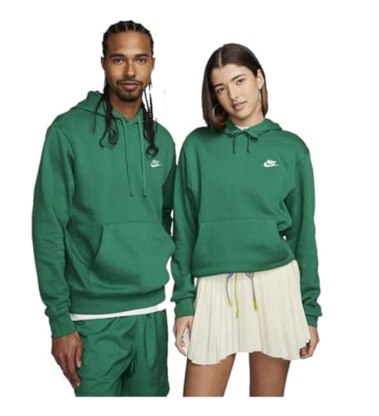 Nike BV2654-365 Sportswear Club Fleece Sweatshirt Hombre Malachite/Malachite/White Tamaño S A1YR9l3H