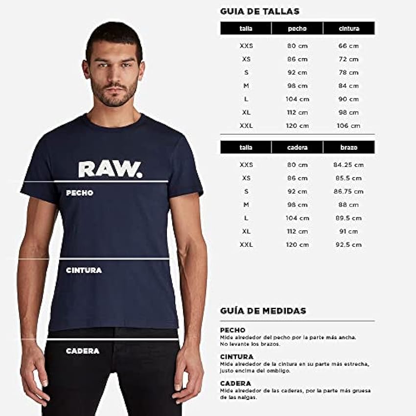 G-STAR RAW Sudadera Ligera Label Camisetas para Hombre wVylOLaG